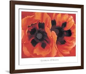 Oriental Poppies, 1928-Georgia O'Keeffe-Framed Art Print