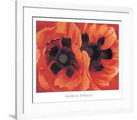 Oriental Poppies, 1928-Georgia O'Keeffe-Framed Art Print