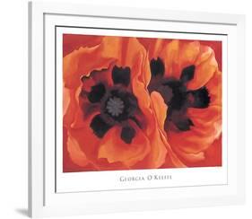 Oriental Poppies, 1928-Georgia O'Keeffe-Framed Art Print