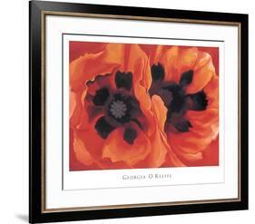 Oriental Poppies, 1928-Georgia O'Keeffe-Framed Art Print