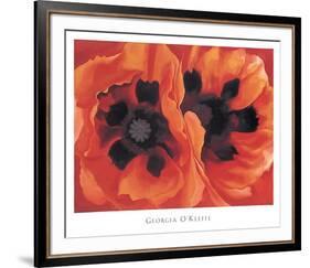 Oriental Poppies, 1928-Georgia O'Keeffe-Framed Art Print