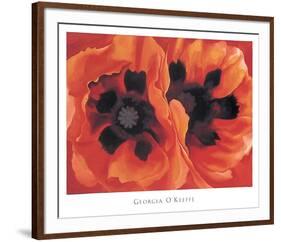 Oriental Poppies, 1928-Georgia O'Keeffe-Framed Art Print