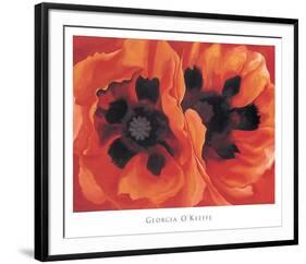 Oriental Poppies, 1928-Georgia O'Keeffe-Framed Art Print