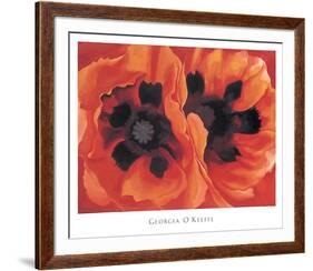 Oriental Poppies, 1928-Georgia O'Keeffe-Framed Art Print