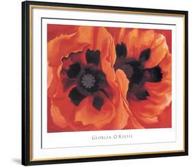 Oriental Poppies, 1928-Georgia O'Keeffe-Framed Art Print