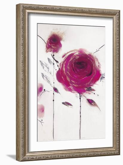 Oriental Rose II-Marilyn Robertson-Framed Giclee Print