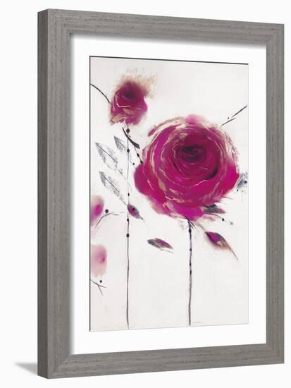 Oriental Rose II-Marilyn Robertson-Framed Giclee Print