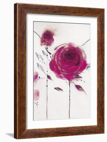 Oriental Rose II-Marilyn Robertson-Framed Giclee Print