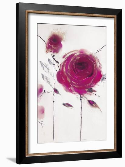 Oriental Rose II-Marilyn Robertson-Framed Giclee Print