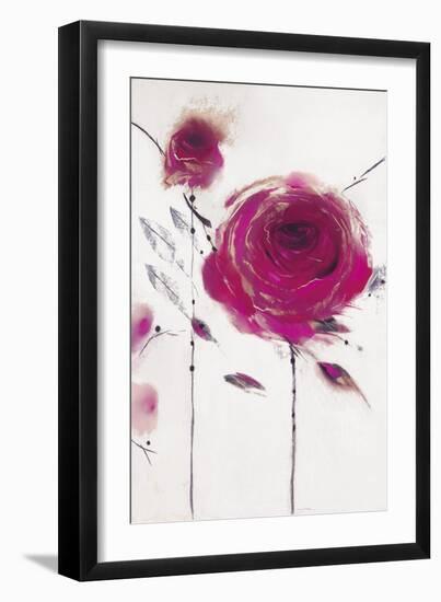 Oriental Rose II-Marilyn Robertson-Framed Giclee Print