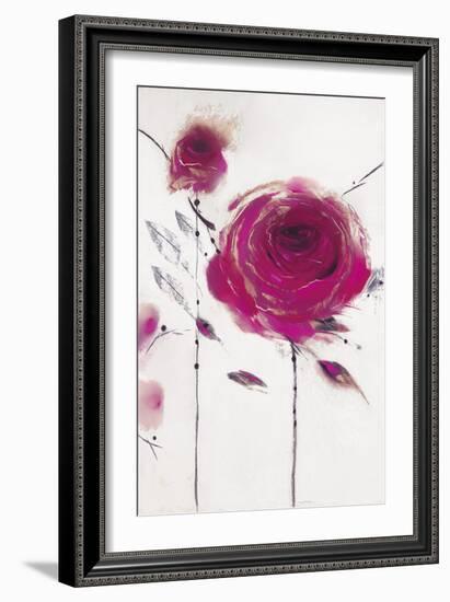 Oriental Rose II-Marilyn Robertson-Framed Giclee Print