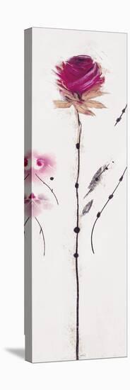 Oriental Rose III-Marilyn Robertson-Framed Stretched Canvas