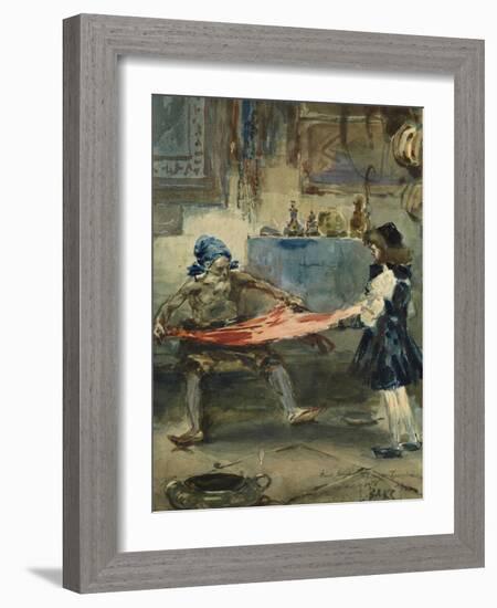 Oriental Scene-Léon Bakst-Framed Giclee Print