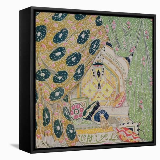 Oriental Scenery Design-Leon Bakst-Framed Premier Image Canvas