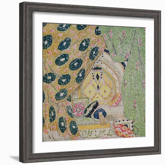 Oriental Scenery Design-Leon Bakst-Framed Giclee Print