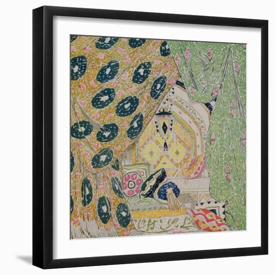 Oriental Scenery Design-Leon Bakst-Framed Giclee Print
