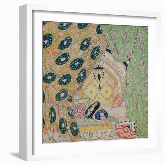 Oriental Scenery Design-Leon Bakst-Framed Giclee Print