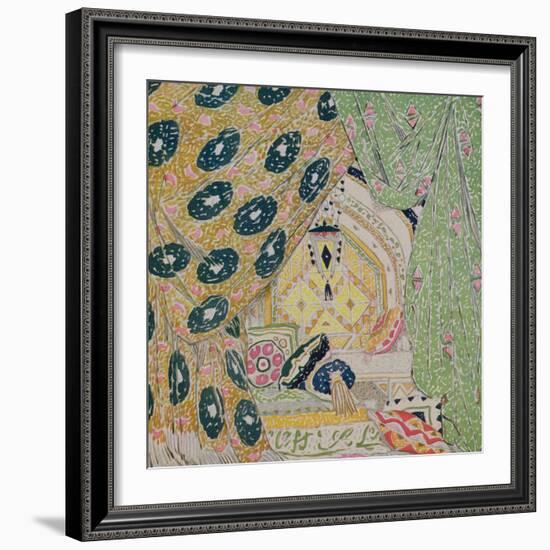 Oriental Scenery Design-Leon Bakst-Framed Giclee Print