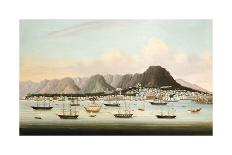 Boats in Victoria Harbour-Oriental School-Premium Giclee Print