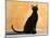 Oriental Shorthair Cat, Black Ebony-Petra Wegner-Mounted Photographic Print