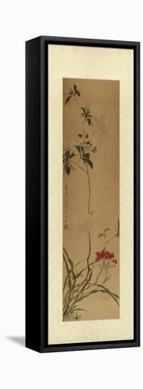 Oriental Silk II-null-Framed Stretched Canvas