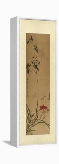 Oriental Silk II-null-Framed Stretched Canvas