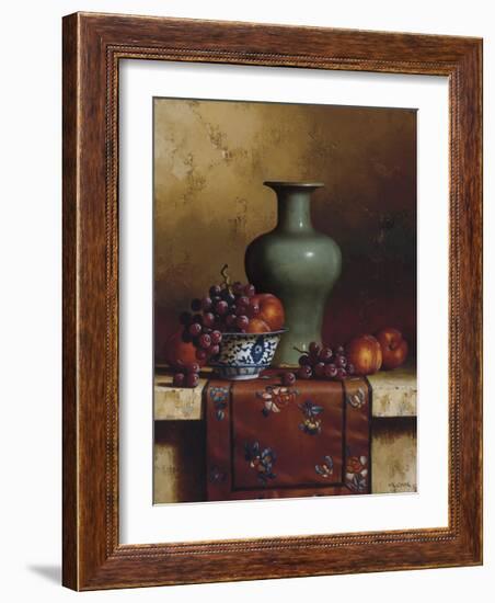 Oriental Still Life II-Loran Speck-Framed Giclee Print