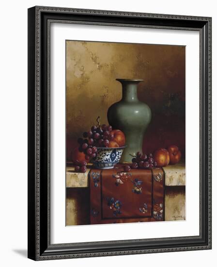 Oriental Still Life II-Loran Speck-Framed Giclee Print