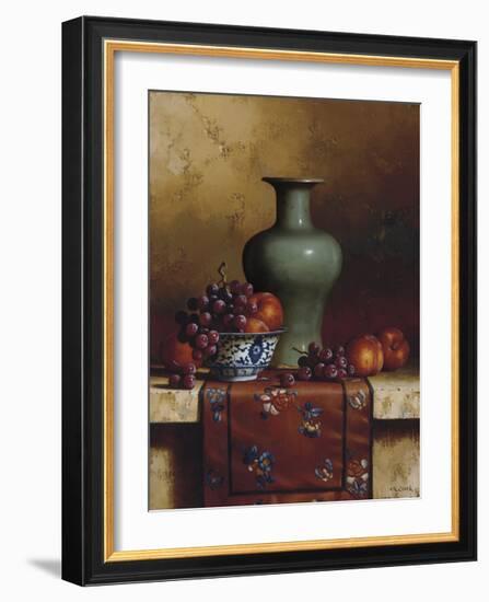 Oriental Still Life II-Loran Speck-Framed Giclee Print