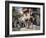 Oriental Street with Donkeys-Frederick Arthur Bridgman-Framed Giclee Print