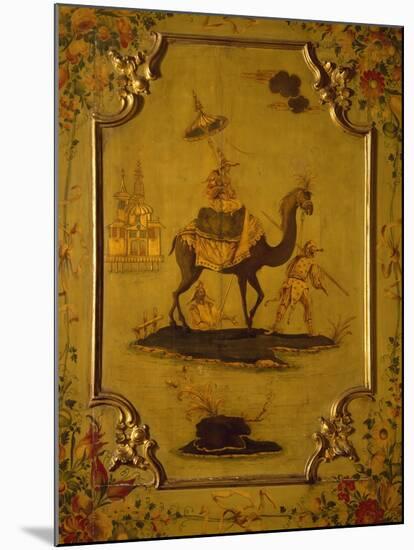 Oriental-Style Lacquered and Painted Door, Chinese Room, Ca' Rezzonico-null-Mounted Giclee Print