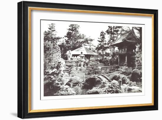 Oriental Tea Garden, San Francisco, California-null-Framed Art Print