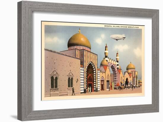 Oriental Village, Chicago World's Fair-null-Framed Art Print