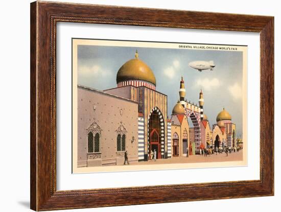 Oriental Village, Chicago World's Fair-null-Framed Art Print