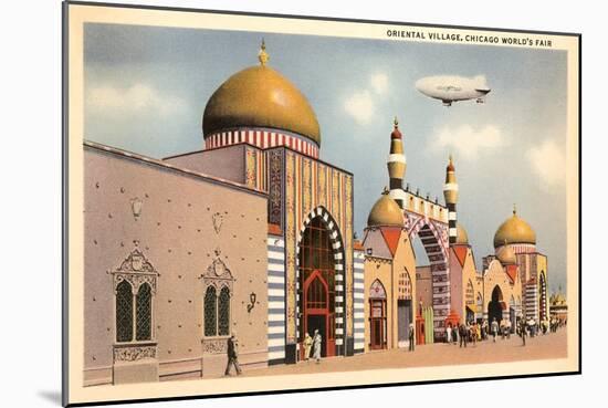 Oriental Village, Chicago World's Fair-null-Mounted Art Print