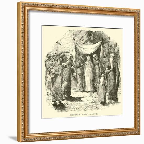 Oriental Wedding Ceremonies-null-Framed Giclee Print