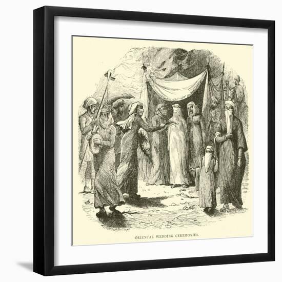 Oriental Wedding Ceremonies-null-Framed Giclee Print