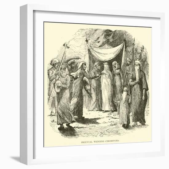 Oriental Wedding Ceremonies-null-Framed Giclee Print