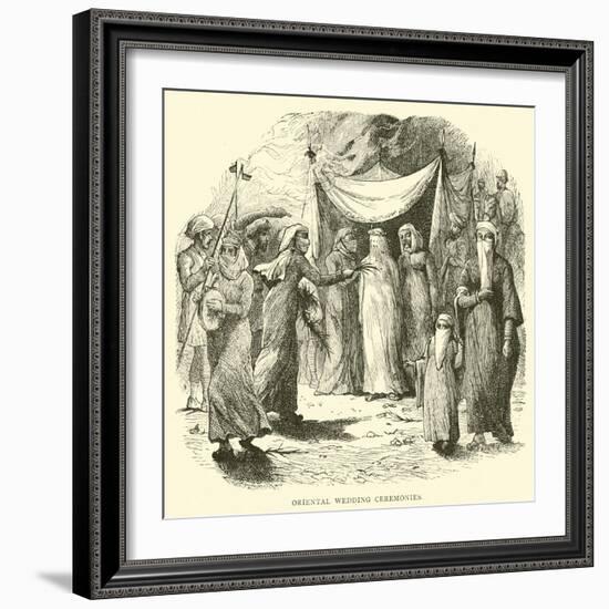 Oriental Wedding Ceremonies-null-Framed Giclee Print