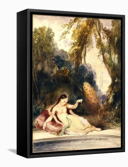 Oriental Woman-Louis Boulanger-Framed Premier Image Canvas