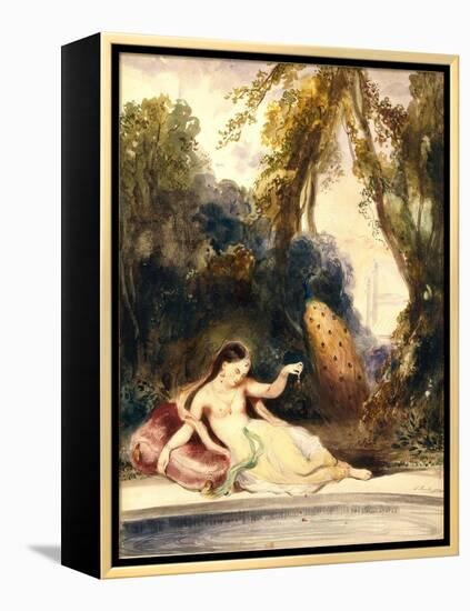 Oriental Woman-Louis Boulanger-Framed Premier Image Canvas