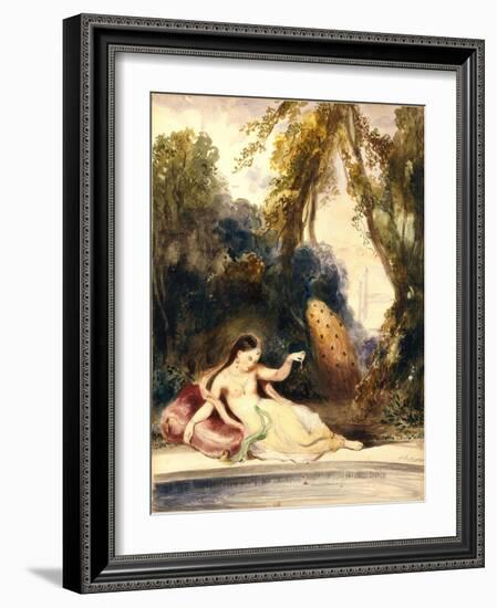 Oriental Woman-Louis Boulanger-Framed Giclee Print