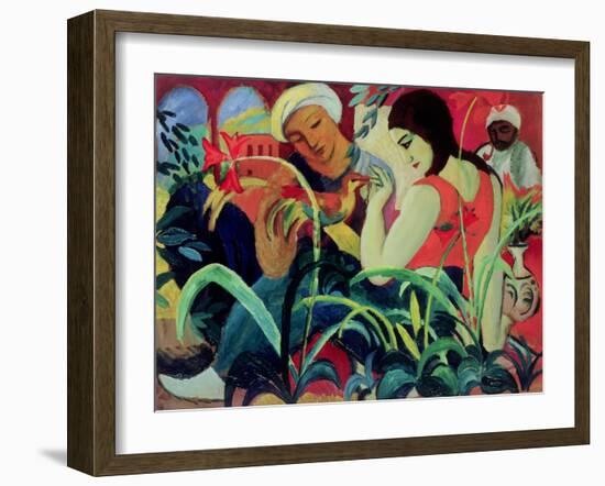 Oriental Women (Odalisques), 1912-Auguste Macke-Framed Giclee Print