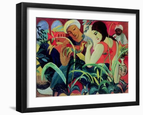 Oriental Women (Odalisques), 1912-Auguste Macke-Framed Giclee Print