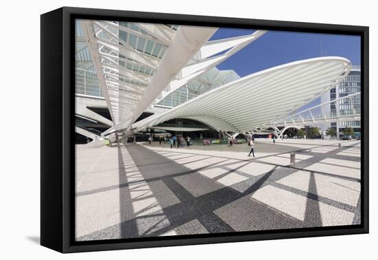 Oriente railway station, Santiago Calatrava architect, Lisbon, Portugal, Europe-Markus Lange-Framed Premier Image Canvas