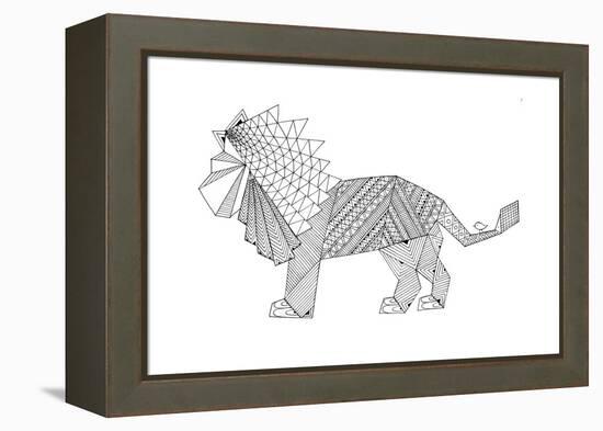 Origami 12-Neeti Goswami-Framed Stretched Canvas