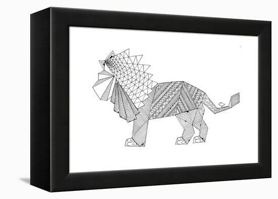 Origami 12-Neeti Goswami-Framed Stretched Canvas