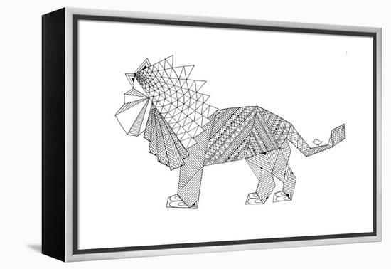 Origami 12-Neeti Goswami-Framed Stretched Canvas