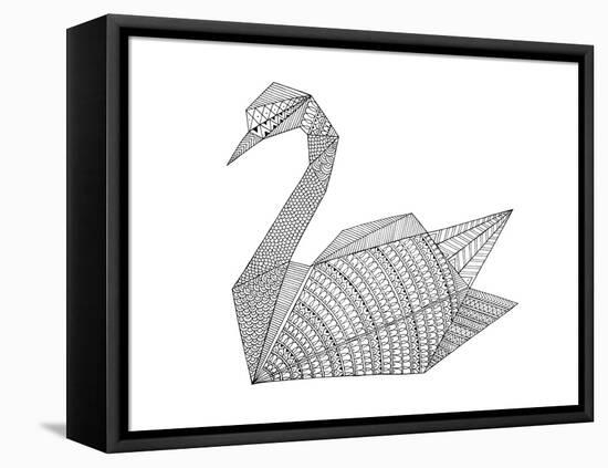 Origami 3-Neeti Goswami-Framed Stretched Canvas