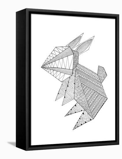 Origami 4-Neeti Goswami-Framed Stretched Canvas